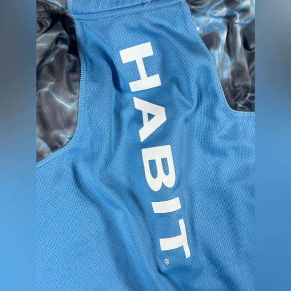 HABIT Large Camo Realtree Performance UV Solar Protection Fishing Boat Shirt - Picture 10 of 11